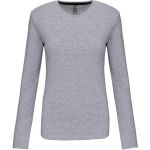 Damen-T-Shirt – Kariban K383 mit langen Ärmeln – Oxford-Grau M