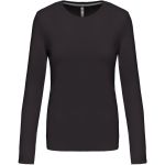 Damen-T-Shirt – Kariban K383 mit langen Ärmeln – Dunkelgrau L