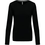 Damen T-Shirt – Kariban K383 Langarm – Schwarz XL