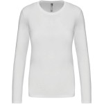 Damen-T-Shirt – Kariban K383 mit langen Ärmeln – Weiß 3XL