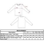 Herren-T-Shirt – Kariban K359 mit langen Ärmeln – Oxford-Grau 3XL
