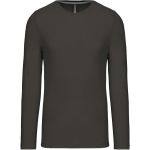Herren-T-Shirt – Kariban K359 mit langen Ärmeln – Dunkelgrau S