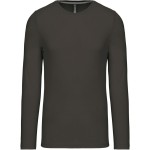 Herren-T-Shirt – Kariban K359 mit langen Ärmeln – Dunkelgrau S