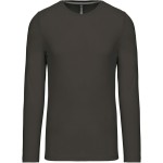 Herren-T-Shirt – Kariban K359 mit langen Ärmeln – Dunkelgrau XL