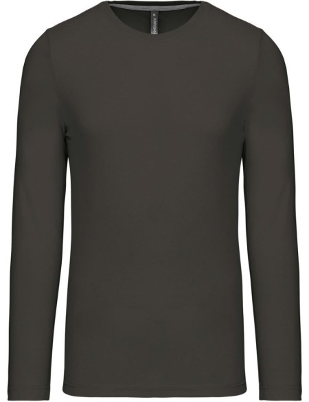 Herren-T-Shirt – Kariban K359 mit langen Ärmeln – Dunkelgrau XXL