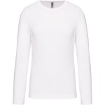 Herren-T-Shirt – Kariban K359 Langarm – Weiß M