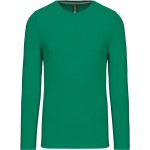 Herren-T-Shirt – Kariban K359 mit langen Ärmeln – Kellygrün XL