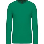 Herren-T-Shirt – Kariban K359 mit langen Ärmeln – Kellygrün 4XL