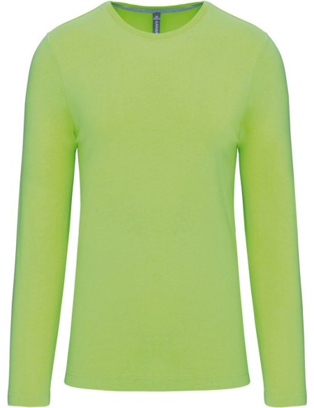 Herren T-Shirt – Kariban K359 Langarm – Lime S