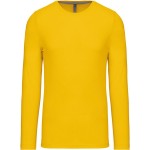 Herren T-Shirt – Kariban K359 Langarm – Gelb S