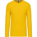 Herren-T-Shirt – Kariban K359 mit langen Ärmeln – Gelb M