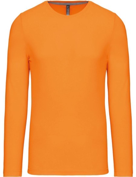 Herren-T-Shirt – Kariban K359 mit langen Ärmeln – Orange 4XL