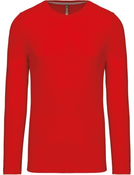 Herren-T-Shirt – Kariban K359 mit langen Ärmeln – Rot 4XL