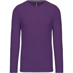 Herren T-Shirt – Kariban K359 Langarm – Lila S