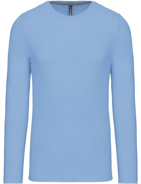 Herren-T-Shirt – Kariban K359 mit langen Ärmeln – Himmelblau – Himmelblau XL