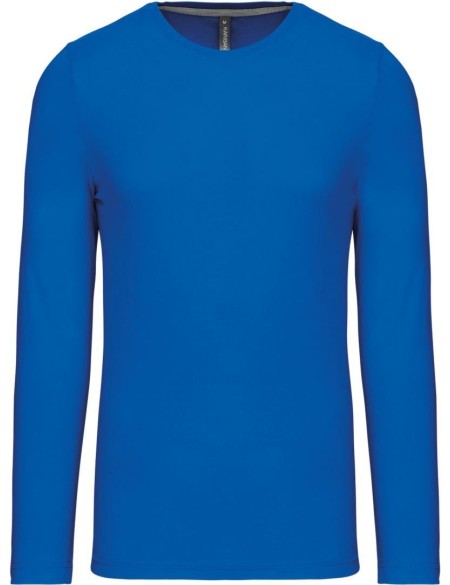 Herren-T-Shirt – Kariban K359 mit langen Ärmeln – Hellkönigsblau S