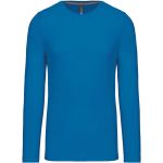 Herren-T-Shirt – Kariban K359 mit langen Ärmeln – Tropisches Blau XXL