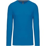 Herren-T-Shirt – Kariban K359 mit langen Ärmeln – Tropisches Blau 3XL
