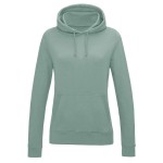 Damen-Sweatshirt JustHoods - Staubiges Grün M