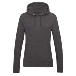 Damen JustHoods Kapuzenpullover – Anthrazit M