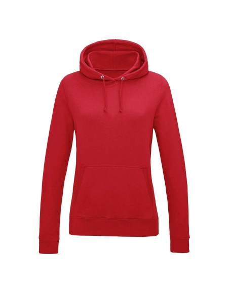Damen-Sweatshirt JustHoods - Feuerrot M