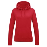Damen-Sweatshirt JustHoods - Feuerrot L