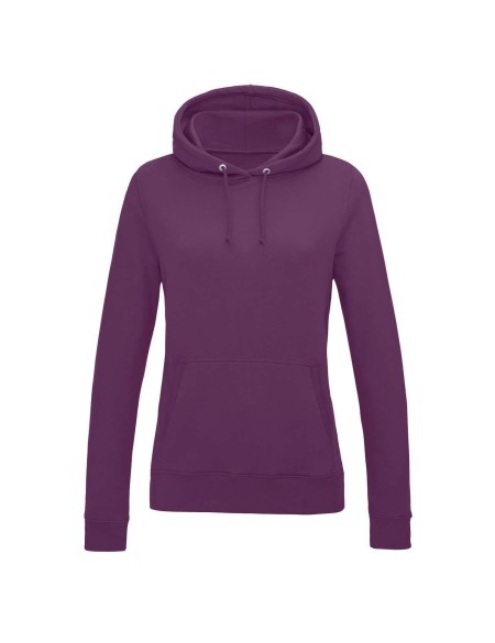 JustHoods Damen-Sweatshirt – Pflaume M