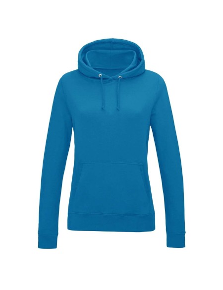 Damen-Sweatshirt JustHoods - Saphirblau XS