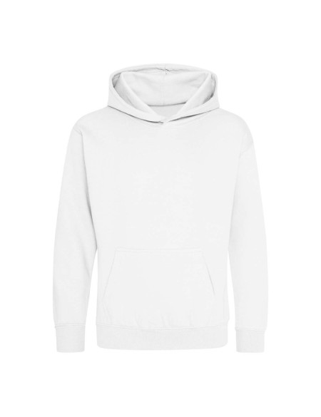 Kinder-Sweatshirt JustHoods - Arktisweiß 9/11 Jahre