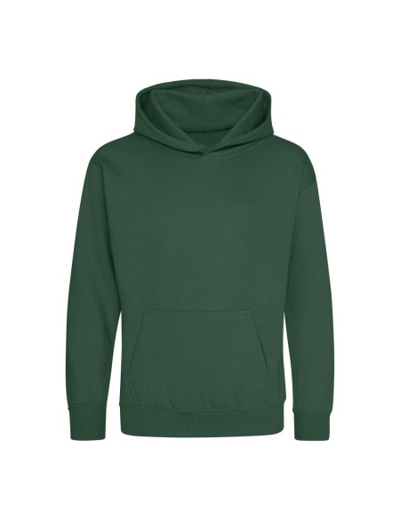 Kinder-Sweatshirt JustHoods - Flaschengrün 9/11 Jahre