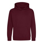 Kinder-Sweatshirt JustHoods - Burgunderrot 3/4 Jahre