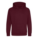Kinder-Sweatshirt JustHoods - Burgund 5/6 Jahre