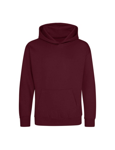 Kinder-Sweatshirt JustHoods - Burgund 12/13 Jahre