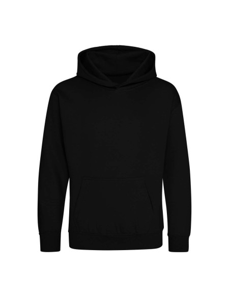 Kinder-Sweatshirt JustHoods - Tiefschwarz 1/2 Jahre
