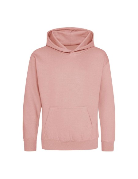 Kinder-Sweatshirt JustHoods - Dusty Pink 7/8 Jahre