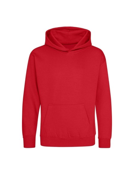 Kinder-Sweatshirt JustHoods - Feuerrot 12/13 Jahre