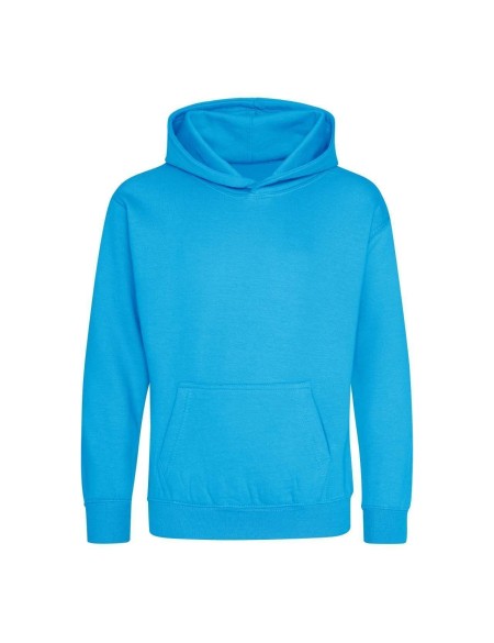 Kinder-Sweatshirt JustHoods - Hawaiiblau 9/11 Jahre