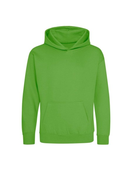 Kinder-Sweatshirt JustHoods - Limettengrün 1/2 Jahre