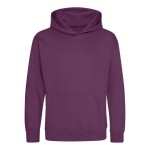 Kinder-Sweatshirt JustHoods - Pflaume 3/4 Jahre