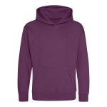 Kinder-Sweatshirt JustHoods - Pflaume 9/11 Jahre