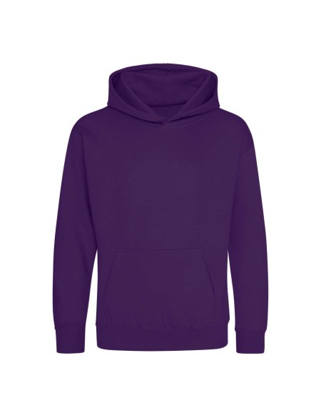 Kinder-Sweatshirt JustHoods - Lila 5/6 Jahre