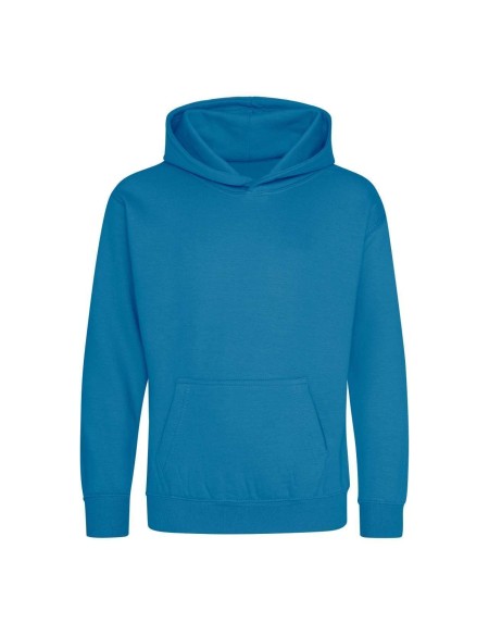 Kinder-Sweatshirt JustHoods - Saphirblau 12/13 Jahre