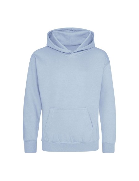 JustHoods Kinder-Sweatshirt – Himmelblau 1/2 Jahre