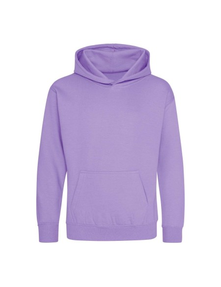 Kinder-Sweatshirt JustHoods - Digital lavendel 5/6 Jahre