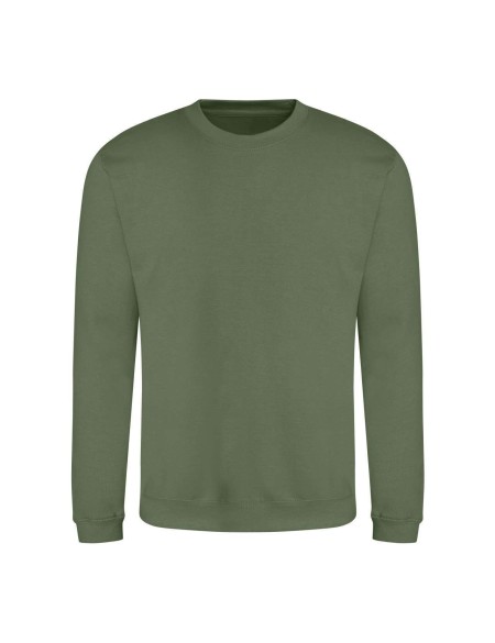 JustHoods Unisex Kapuzenpullover – Erdiges Grün L
