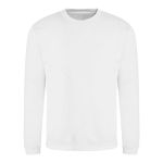 Unisex-Hoodie ohne Kapuze JustHoods - Arktisweiß 5XL