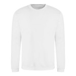 Unisex-Sweatshirt ohne Kapuze JustHoods - Arktisweiß XL