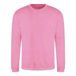 Unisex-Hoodie ohne Kapuze JustHoods - Candyfloss pink M