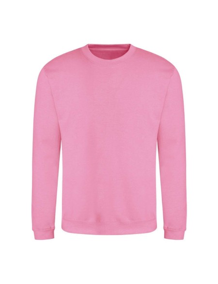 Unisex-Hoodie ohne Kapuze JustHoods - Candyfloss pink XL