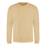 Unisex-Sweatshirt ohne Kapuze JustHoods - Wüstensand XXL